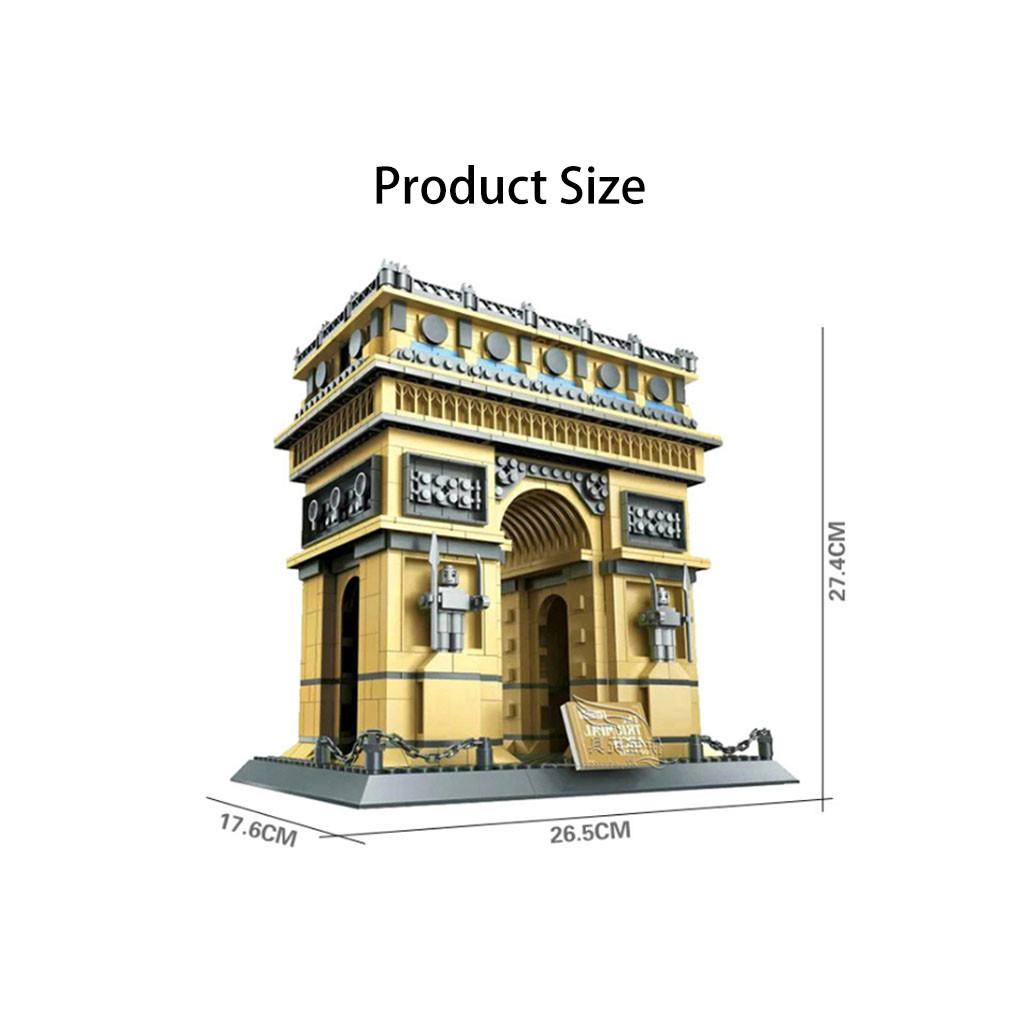 Конструктор Wange Тріумфальна арка Парижа, Франція (WNG-Triomphe-Arc) - зображення 4