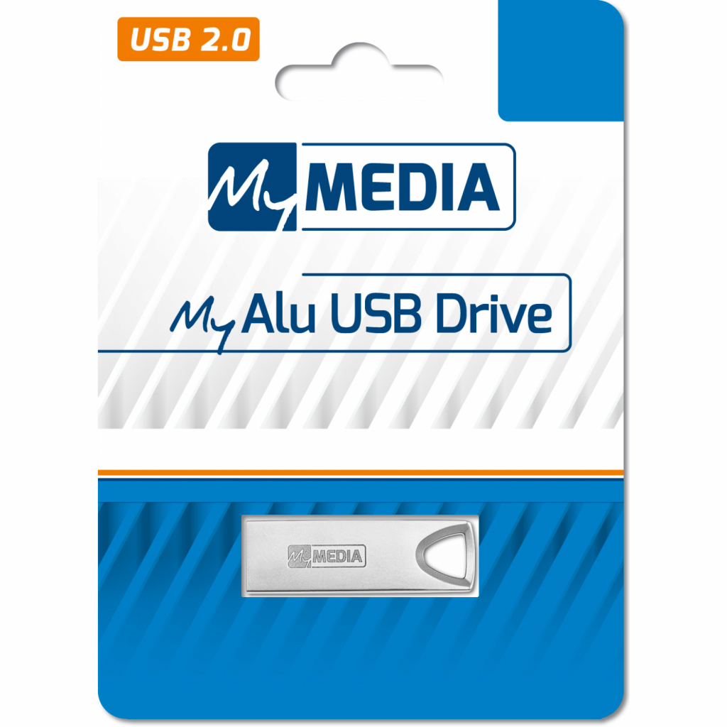 USB флеш накопичувач MyMedia 16GB MyAlu USB 2.0 (069272) - зображення 3