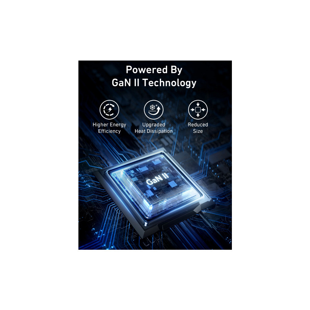 Зарядний пристрій Anker PowerPort 736 Nano II - 100W 2xUSB-C PD 1xPIQ GaN Black (A2145G11) - зображення 3