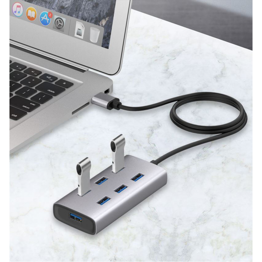 Концентратор Maiwo USB 3.0 Type-A/Type-C to 7х USB3.0 (KH700) - зображення 7