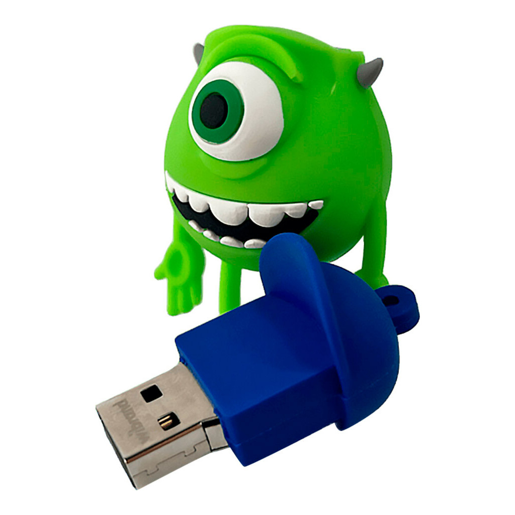 USB флеш накопичувач Wibrand 16GB Mike Wazowski Green USB 2.0 (WI2.0/MW16G) - зображення 4