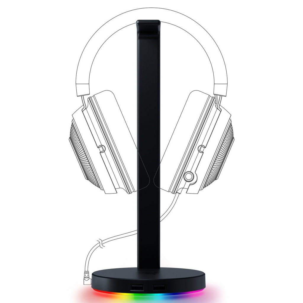 Підставка для гарнітури Razer Base Station V2 Chroma (RC21-01510100-R3M1) - зображення 6