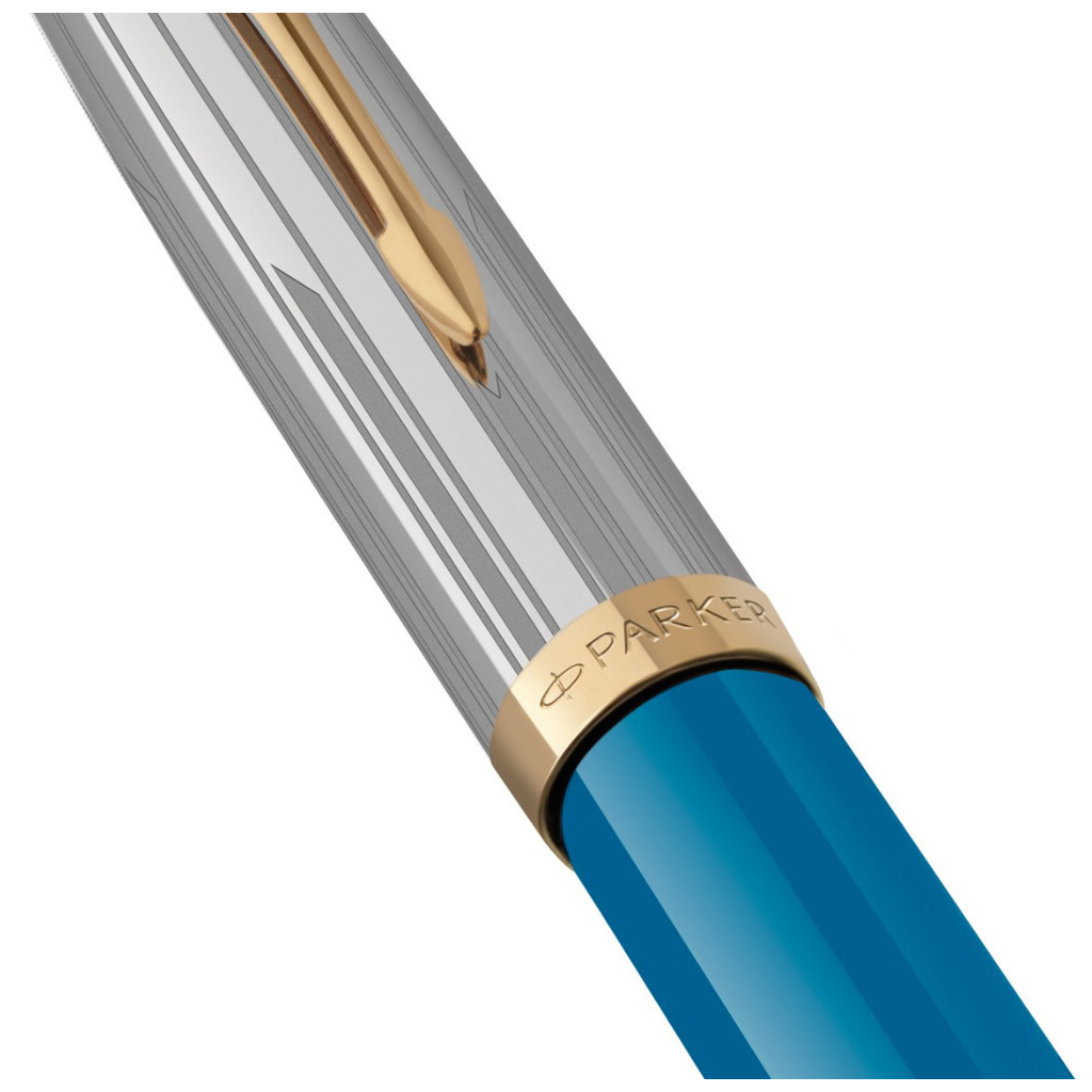 Ручка кулькова Parker 51 Premium Turquoise GT BP (56 432) - зображення 4