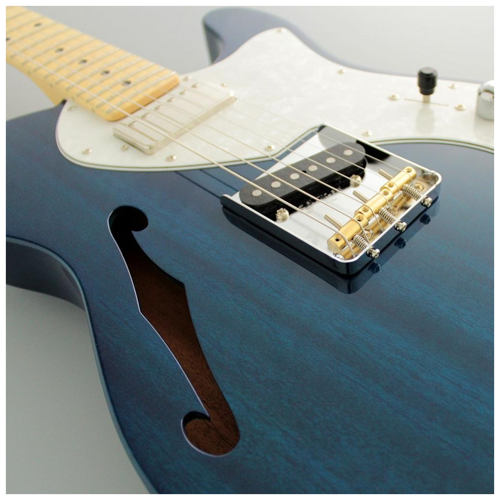 Гітара напівакустична FGN Neo Classic Transparent Blue (NTE110MMHT-TBL) - зображення 3