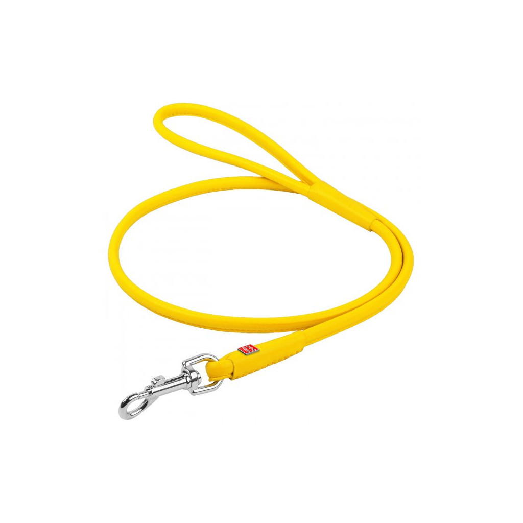 Повідець для собак WAUDOG Glamour круглий S-M Д 10 мм Д 122 см жовтий (33788) - зображення 1