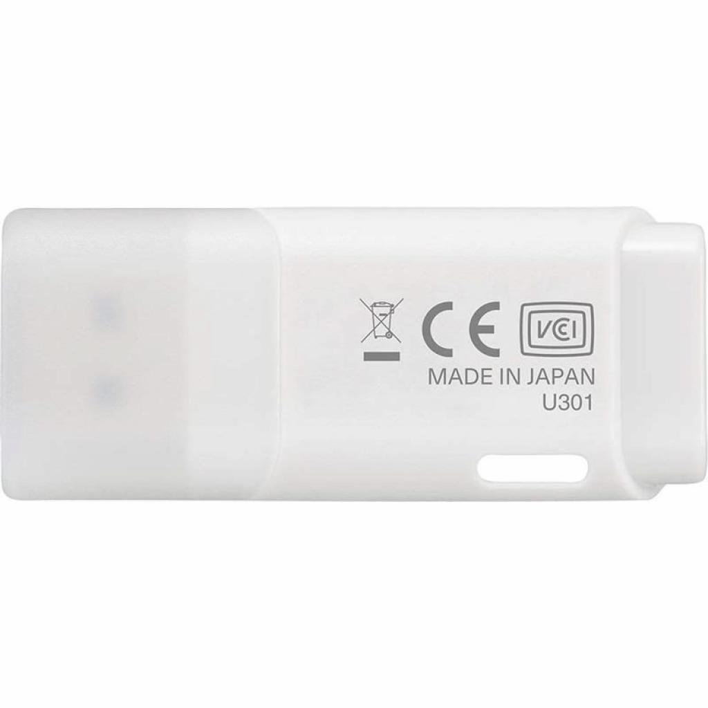 USB флеш накопичувач Kioxia 64GB U301 White USB 3.2 (LU301W064GG4) - зображення 2