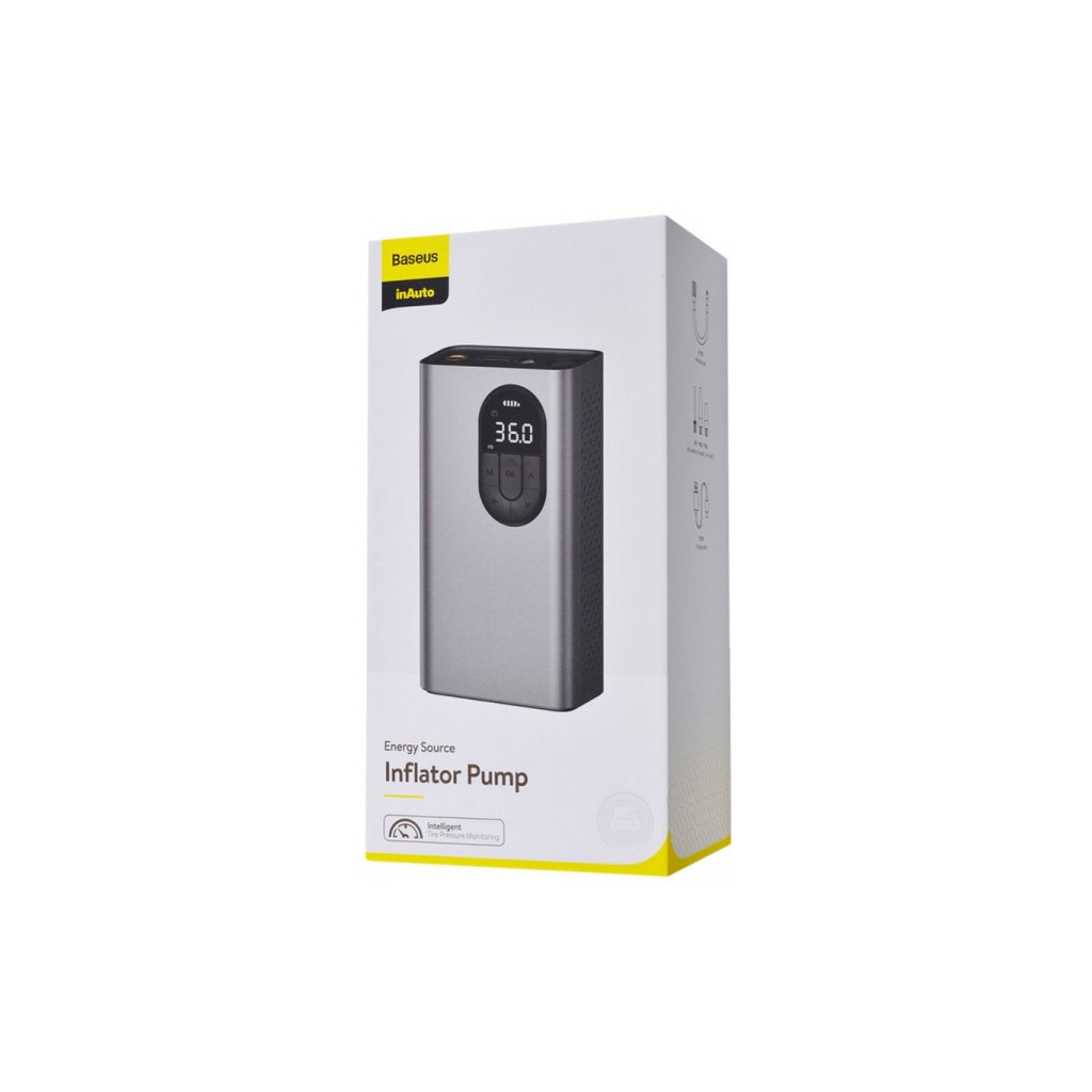 Автомобільний компресор Baseus Energy Source Inflator Pump Tarnish (CRCQB02-0A) (AN) - изображение 3