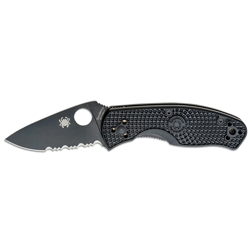 Ніж Spyderco Persistence FRN Black Blade напівсеррейтор (C136PSBBK) - зображення 1