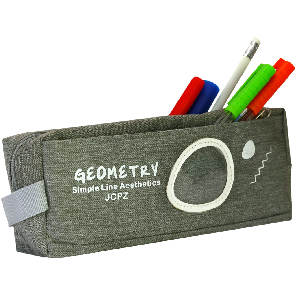 Пенал Cool For School 2 відділення Сірий (J-2622-grey) - зображення 2