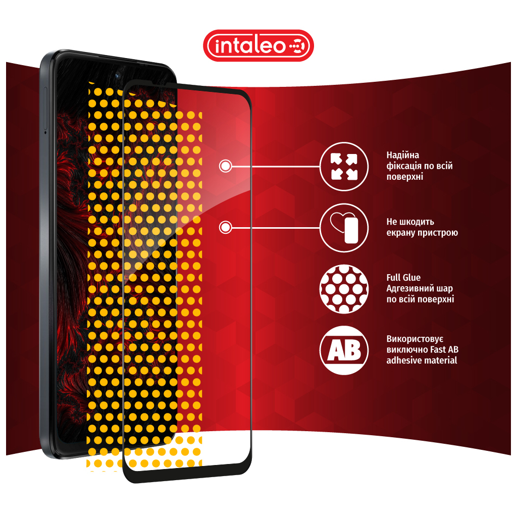Скло захисне Intaleo Full Glue MOTO G14 Black (1283126577772) - зображення 7
