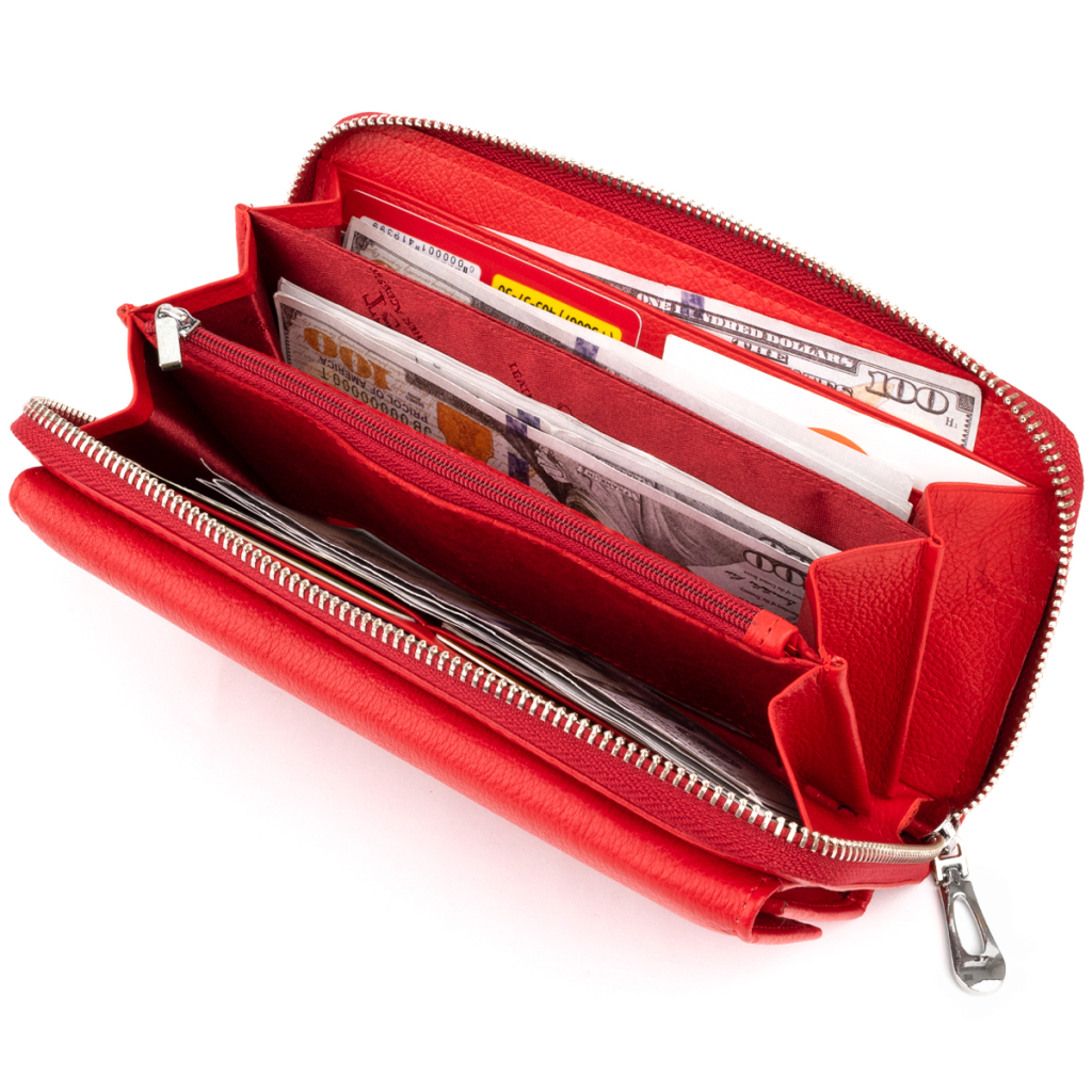 Гаманець ST Leather Червоний (19299) - зображення 5