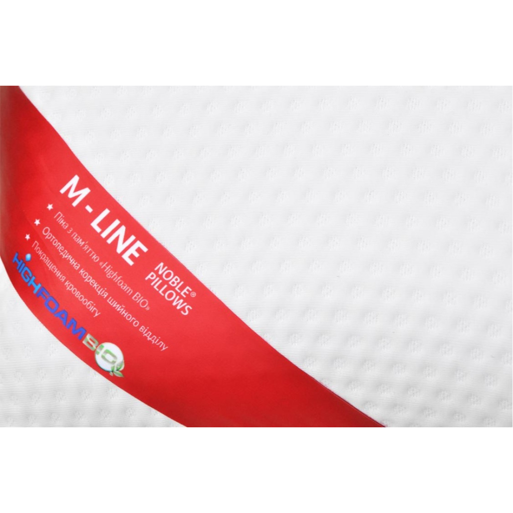 Подушка Highfoam ортопедична Noble Cloud M-Line 58 х 42 х 13 см (4820000977098) - изображение 7
