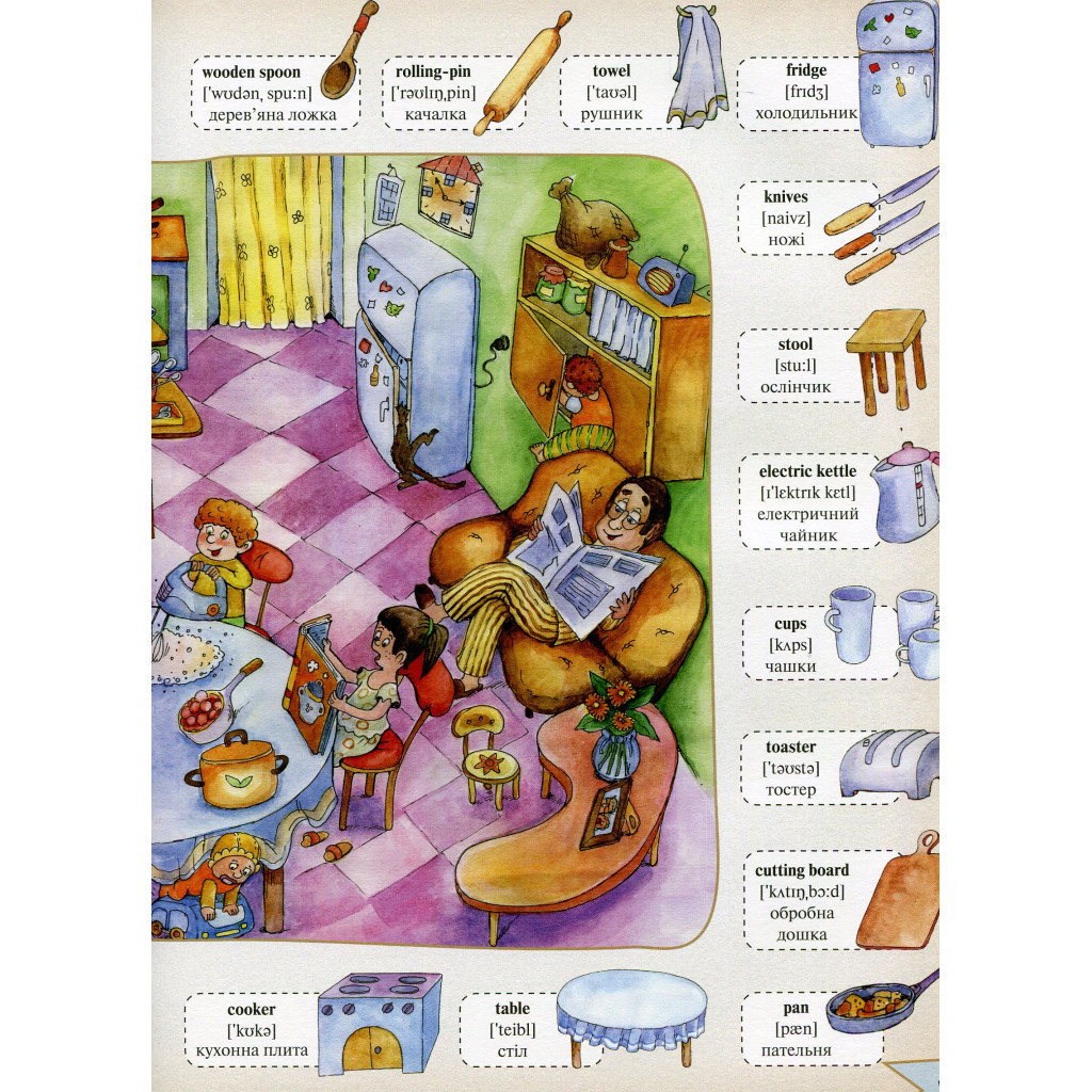 Книга Моя перша 1000 англійських слів Vivat (9786176901259) - изображение 7