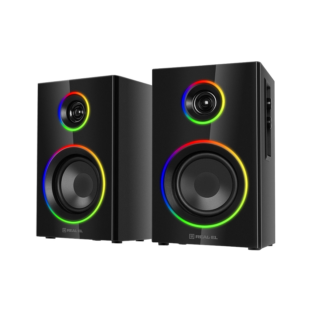 Акустична система REAL-EL S-410 Black (EL121200016) - зображення 1
