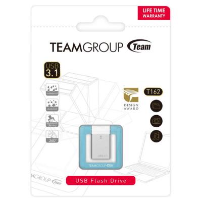 USB флеш накопичувач Team 16GB T162 Blue USB 3.1 (TT162316GL01) - зображення 2