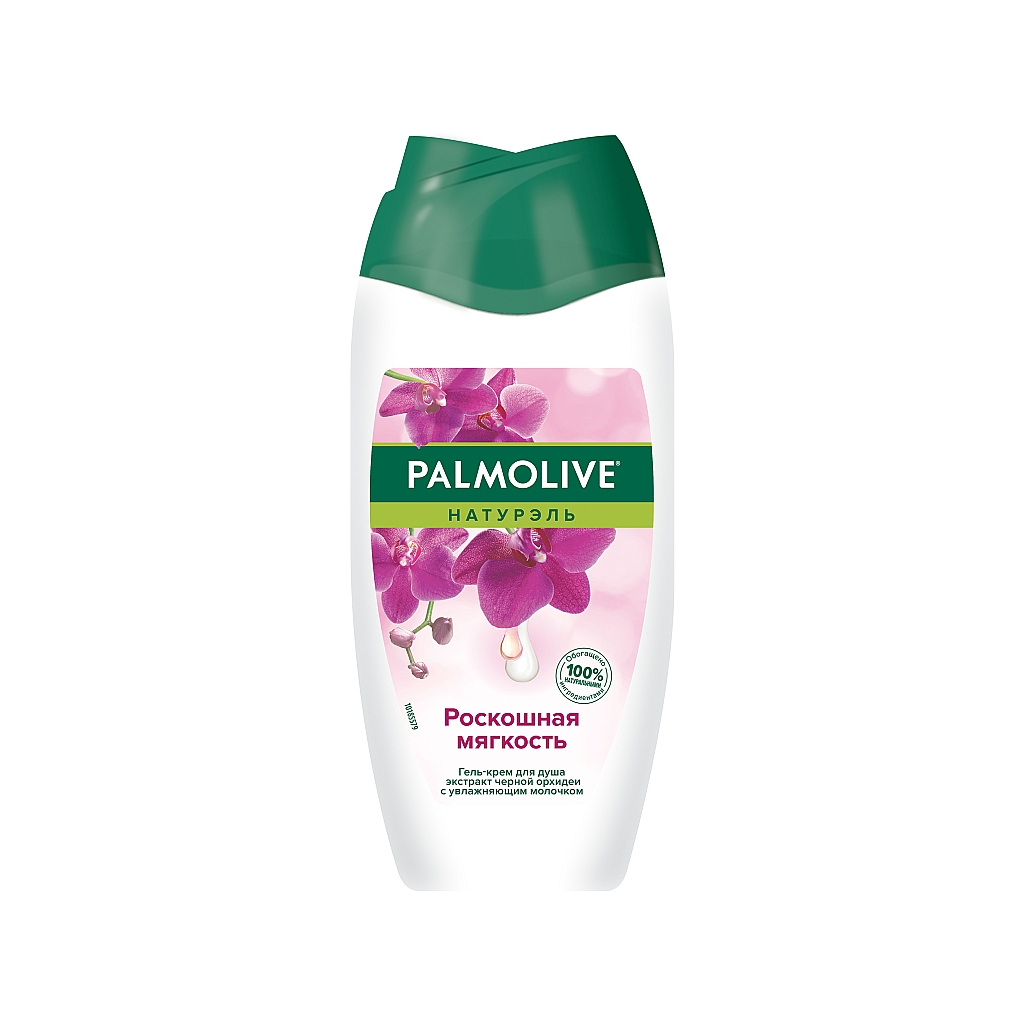 Гель для душу Palmolive Натурель Розкішна м'якість Екстракт чорної орхідеї зі зволожуючим молочком 250 мл (8693495031066) - зображення 1