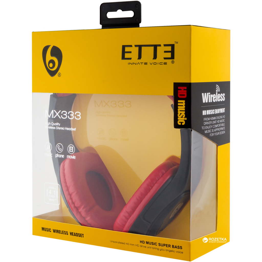 Навушники Ovleng MX333 HD Music Super Bass Red (nonmx333r) - зображення 2