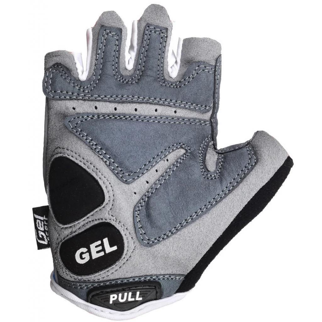 Велорукавиці PowerPlay 5034 White/Blue M (5034_M_Blue) - зображення 3