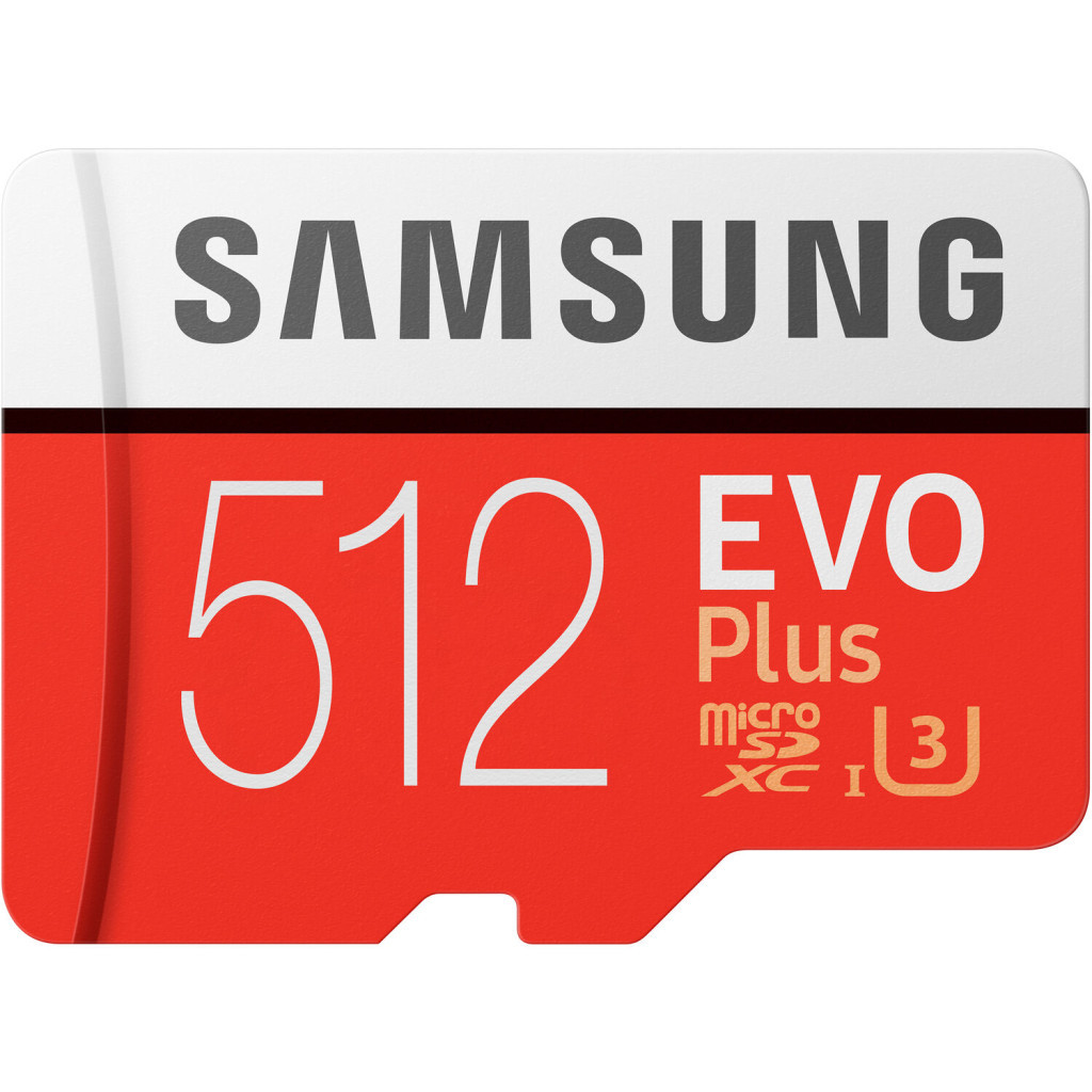 Карта пам'яті Samsung 512GB microSD class 10 UHS-I U3 Evo Plus V2 (MB-MC512HA/RU) - зображення 3