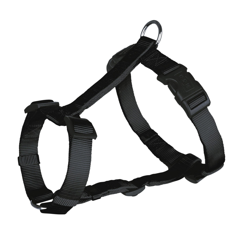 Шлея для собак Trixie Classic M-L 50-75см/20мм чорна (4011905143217) - зображення 1