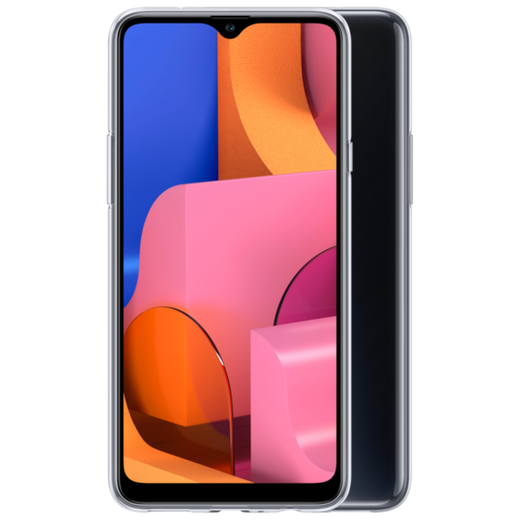 Чохол до мобільного телефона Samsung A20s/EF-QA207TTEGRU - Clear Cover (Transparent) (EF-QA207TTEGRU) - зображення 5