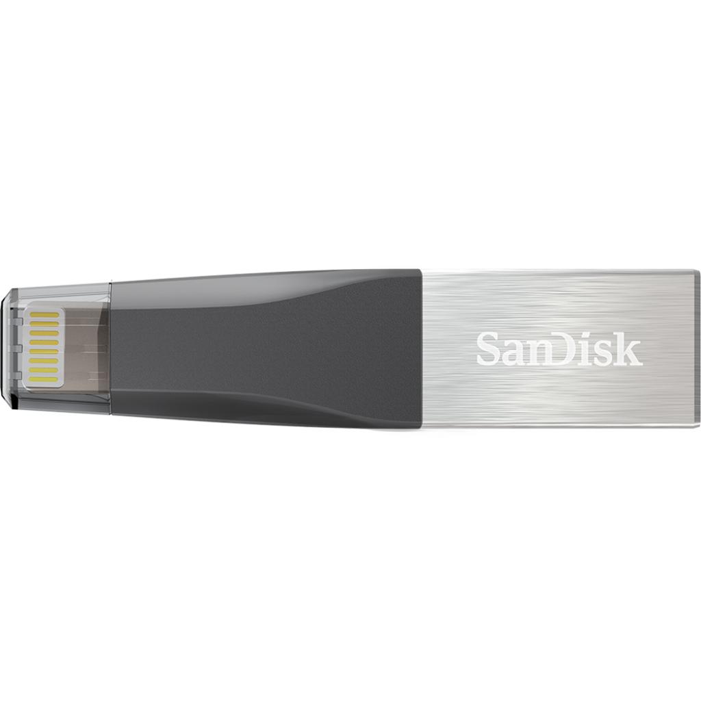 USB флеш накопичувач SanDisk 128GB iXpand Mini USB 3.0/Lightning (SDIX40N-128G-GN6NE) - зображення 1