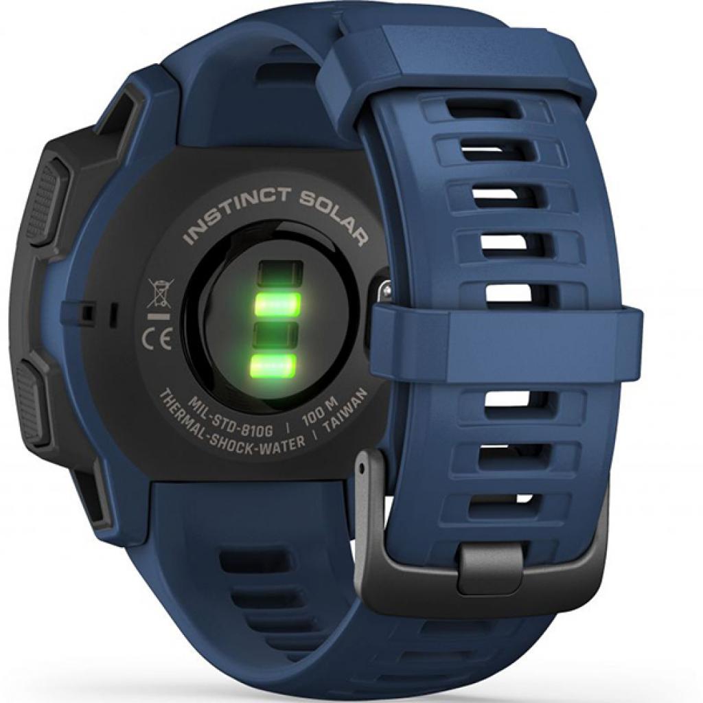 Смарт-годинник Garmin Instinct Solar, Tidal Blue (010-02293-01) - зображення 5