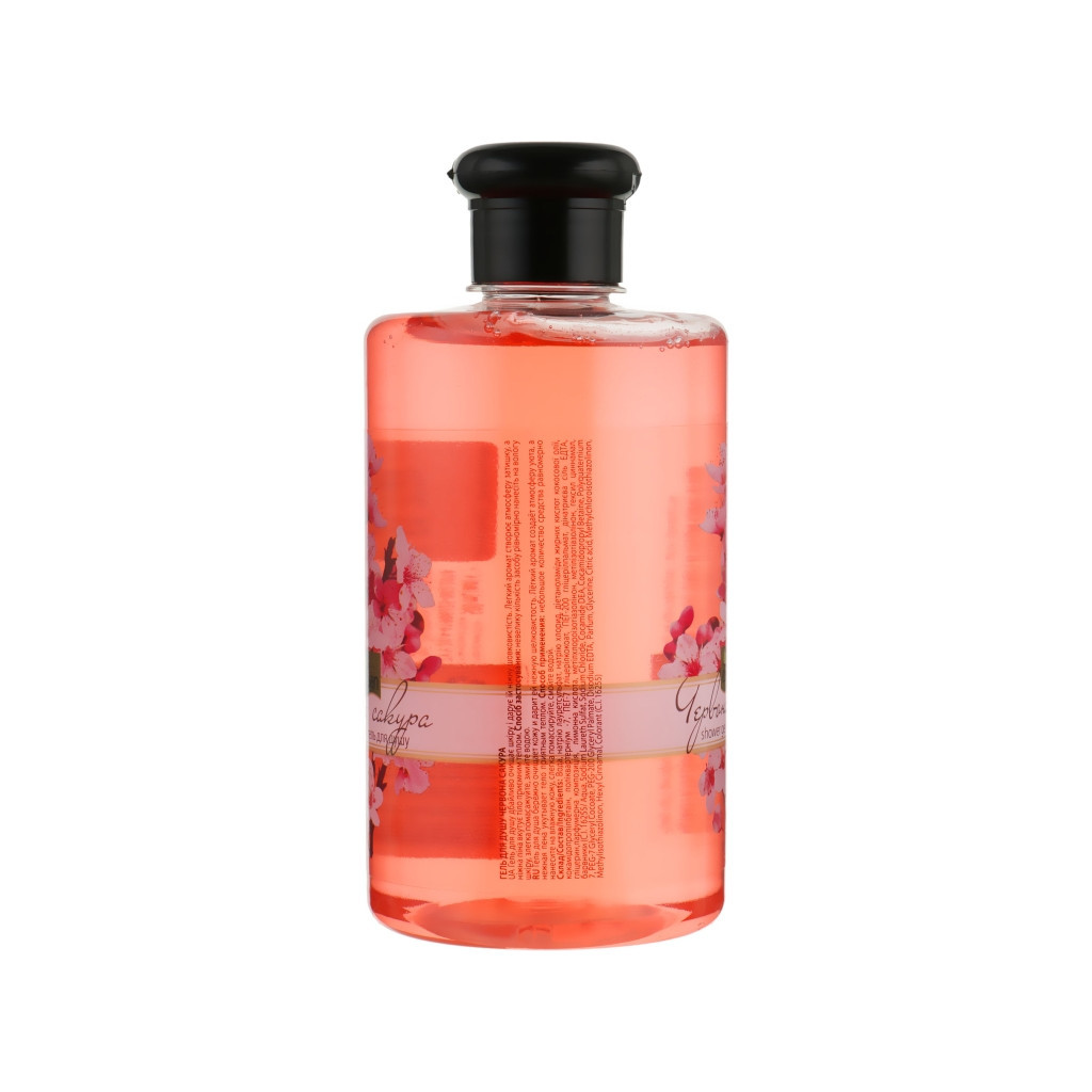 Гель для душу Ekolan Червона сакура 500 мл (4820217130583) - зображення 2