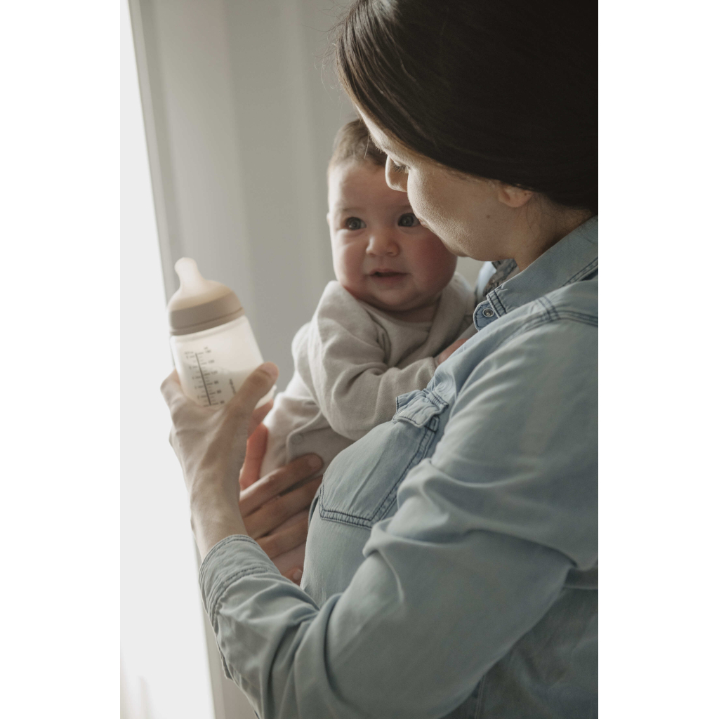 Пляшечка для годування Suavinex Zero. Zero Beige 180 мл, повільний потік (308413) - изображение 4