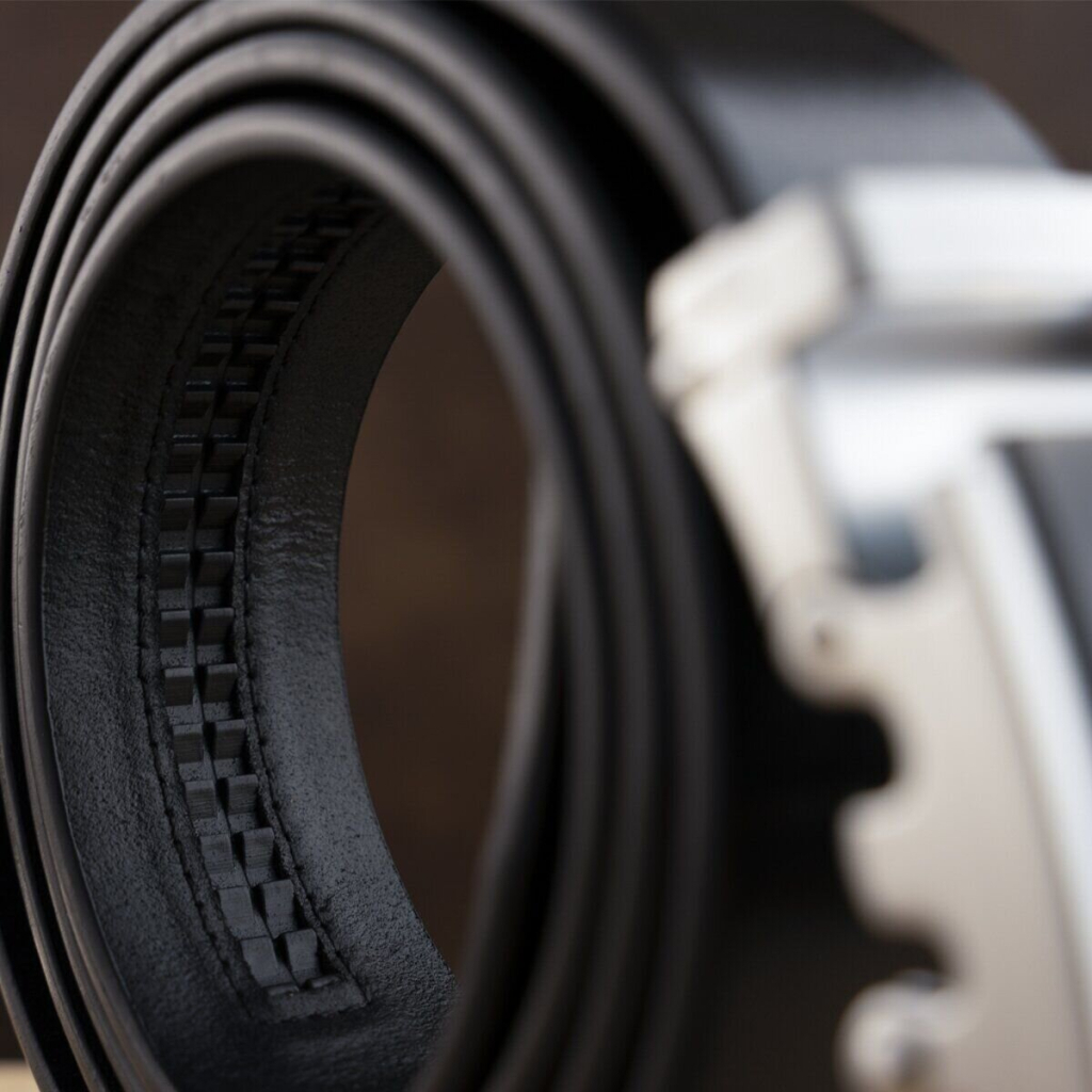 Ремінь Vintage Чоловічий з автоматичною пряжкою Чорний (20294) - зображення 8