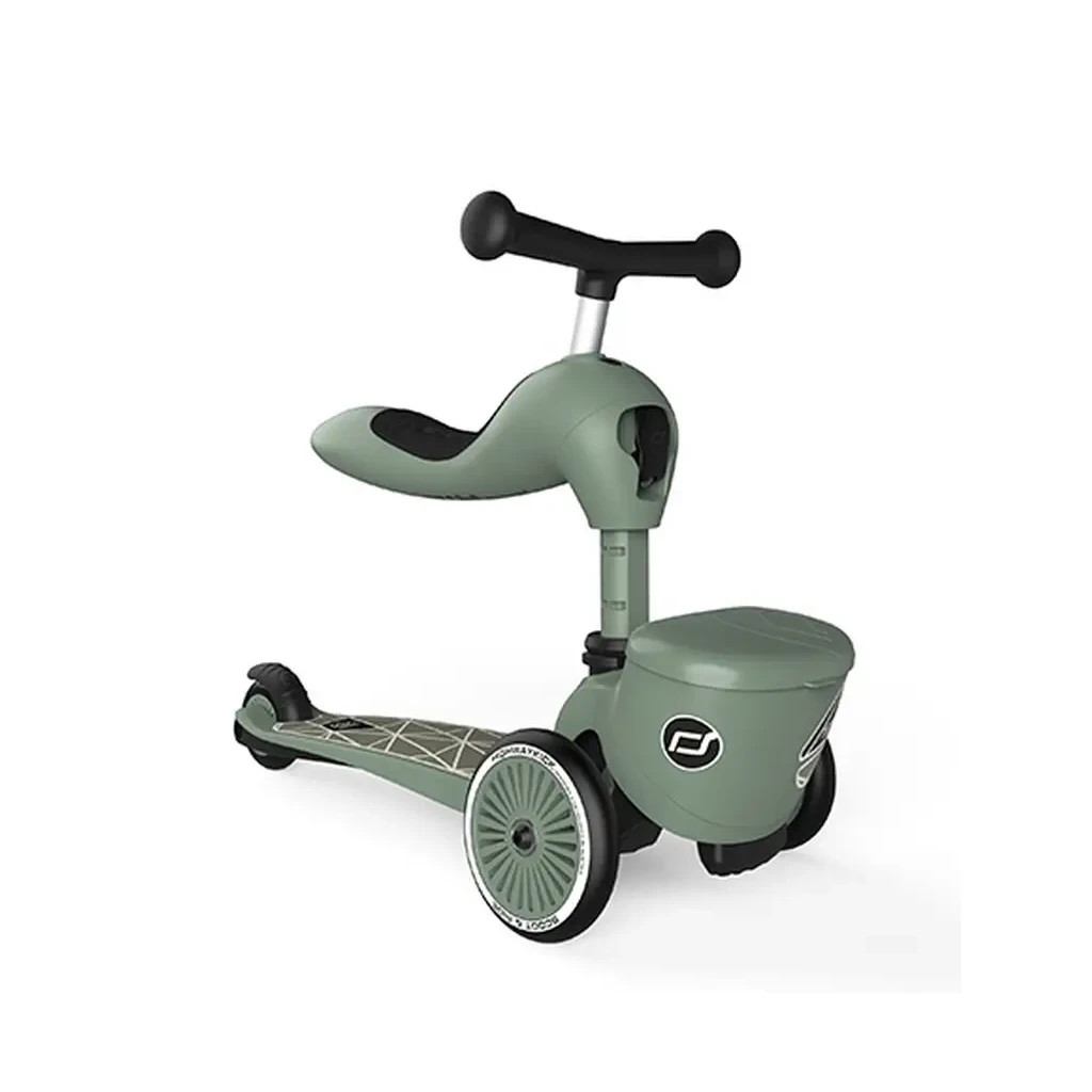 Самокат Scoot&Ride Highwaykick-1 Lifestyle зелений (SR-210621-GREENLINES) - зображення 4