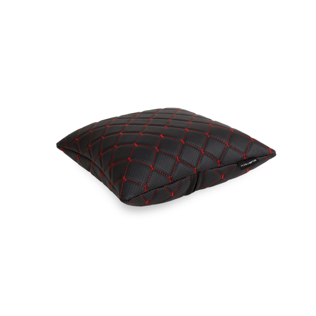 Подушка EVAtech ECO 30x30 см чорна з червоною ниткою (SPSCSBR) - зображення 3