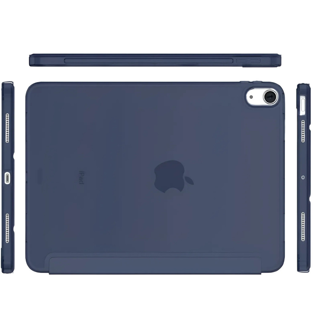 Чохол до планшета BeCover Tri Fold Hard Apple iPad Air (4/5) 2020/2022 10.9" Deep Blue (711128) - зображення 3