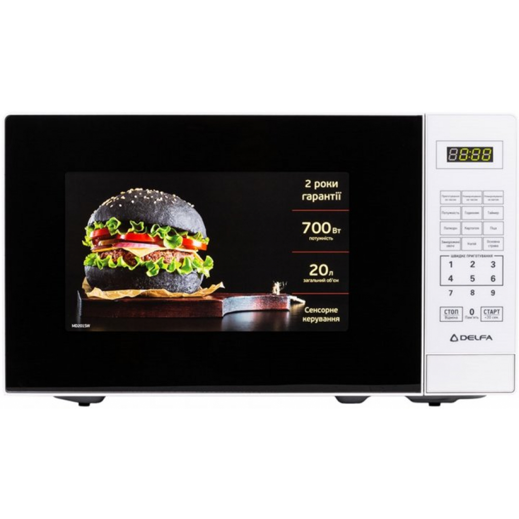 Мікрохвильова піч Delfa MD201SW - зображення 1