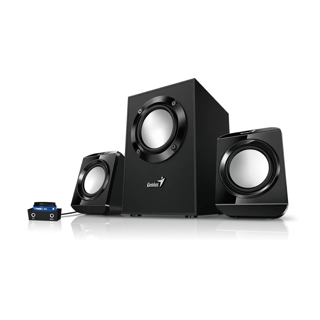 Акустична система Genius SW-2.1 300 II Black (31730053401) - зображення 2