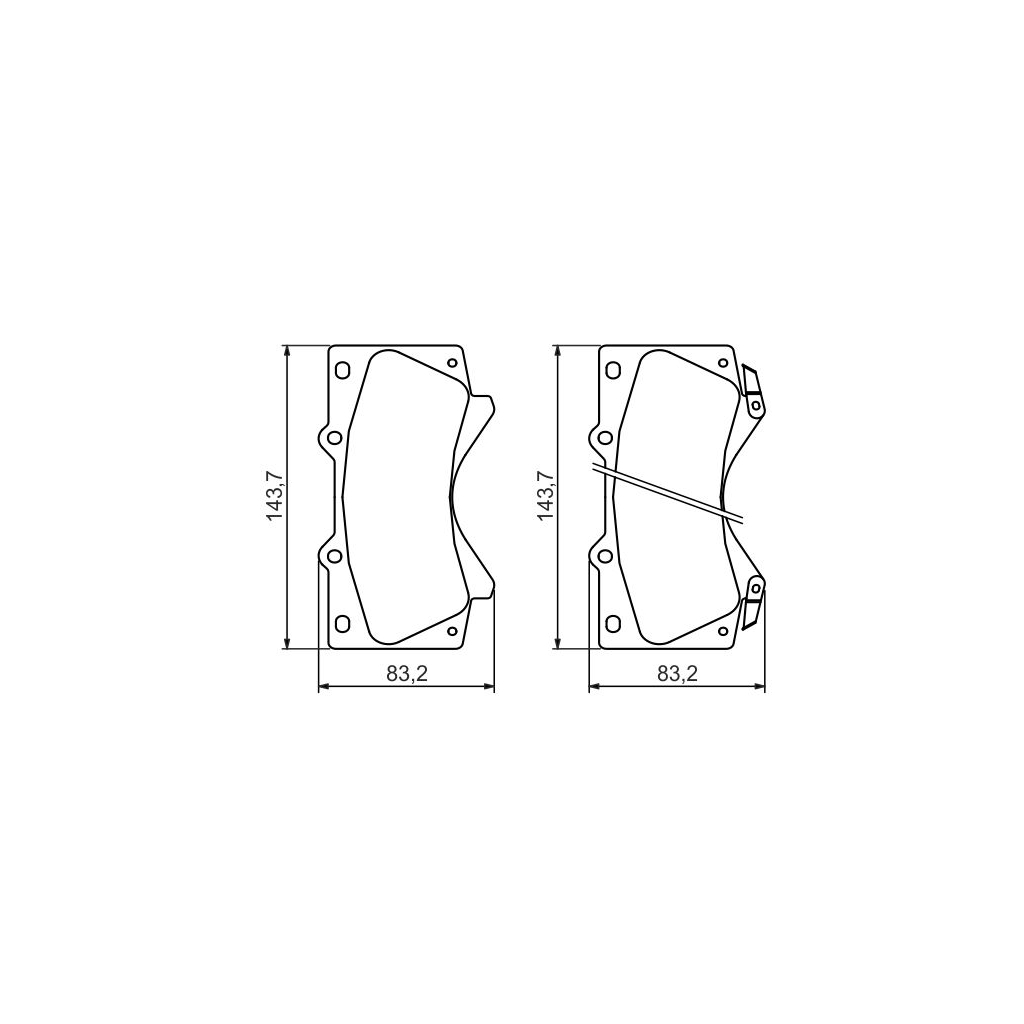 Гальмівні колодки Bosch 0 986 494 449 - зображення 2