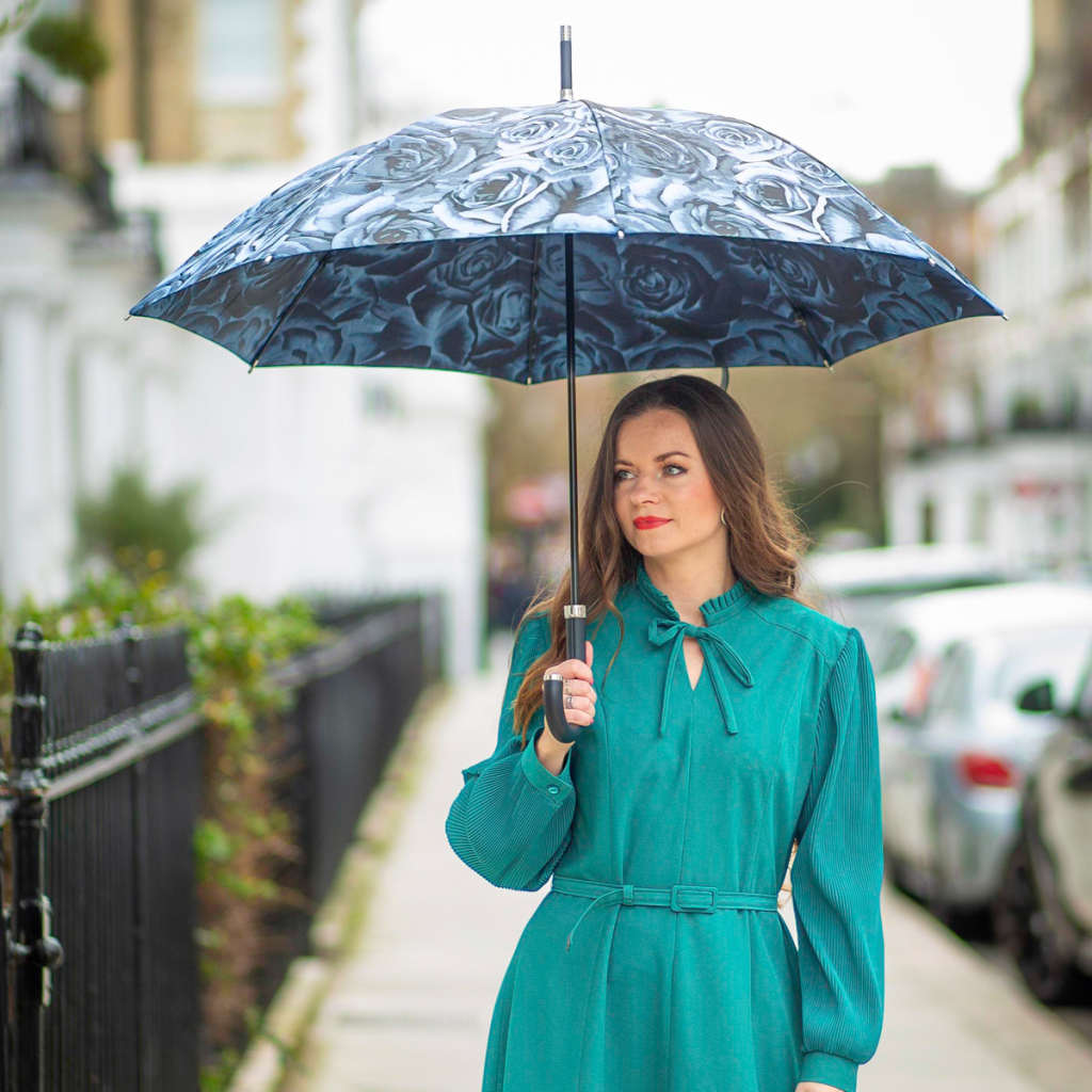 Парасоля Fulton Diamond L850-040140 Princess - Navy Rose (L850-040140) - зображення 3