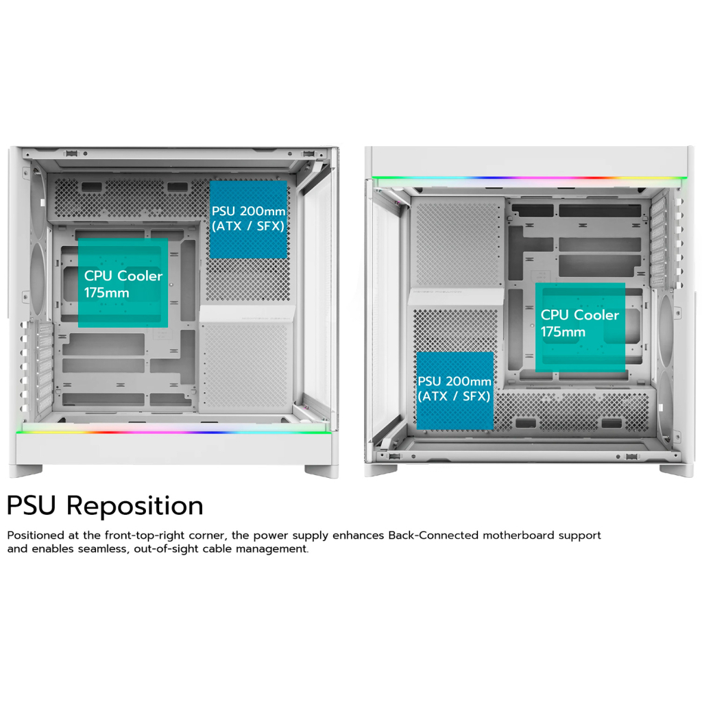 Корпус MONTECH HS02 (W) - зображення 9