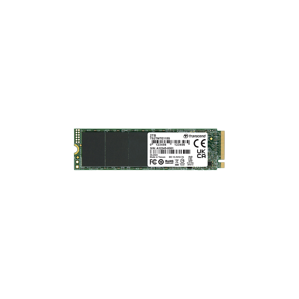 Накопичувач SSD M.2 2280 250GB Transcend (TS250GMTE115S) - зображення 1