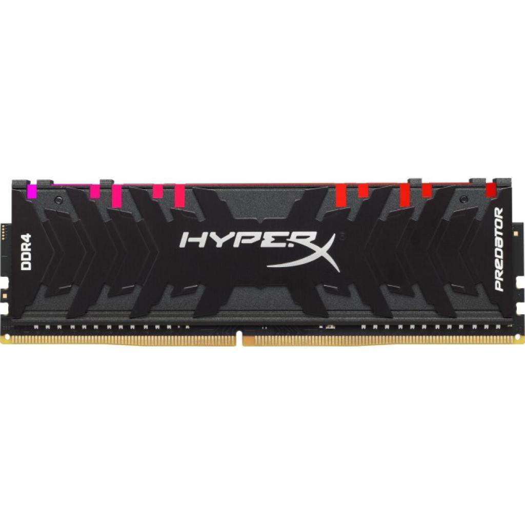 Модуль пам'яті для комп'ютера DDR4 8GB 4000 MHz XMP HyperX Predator RGB Kingston Fury (ex.HyperX) (HX440C19PB4A/8) - зображення 1