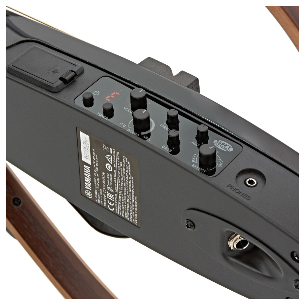 Silent-гітара Yamaha SLG200S Translucent Black - зображення 4