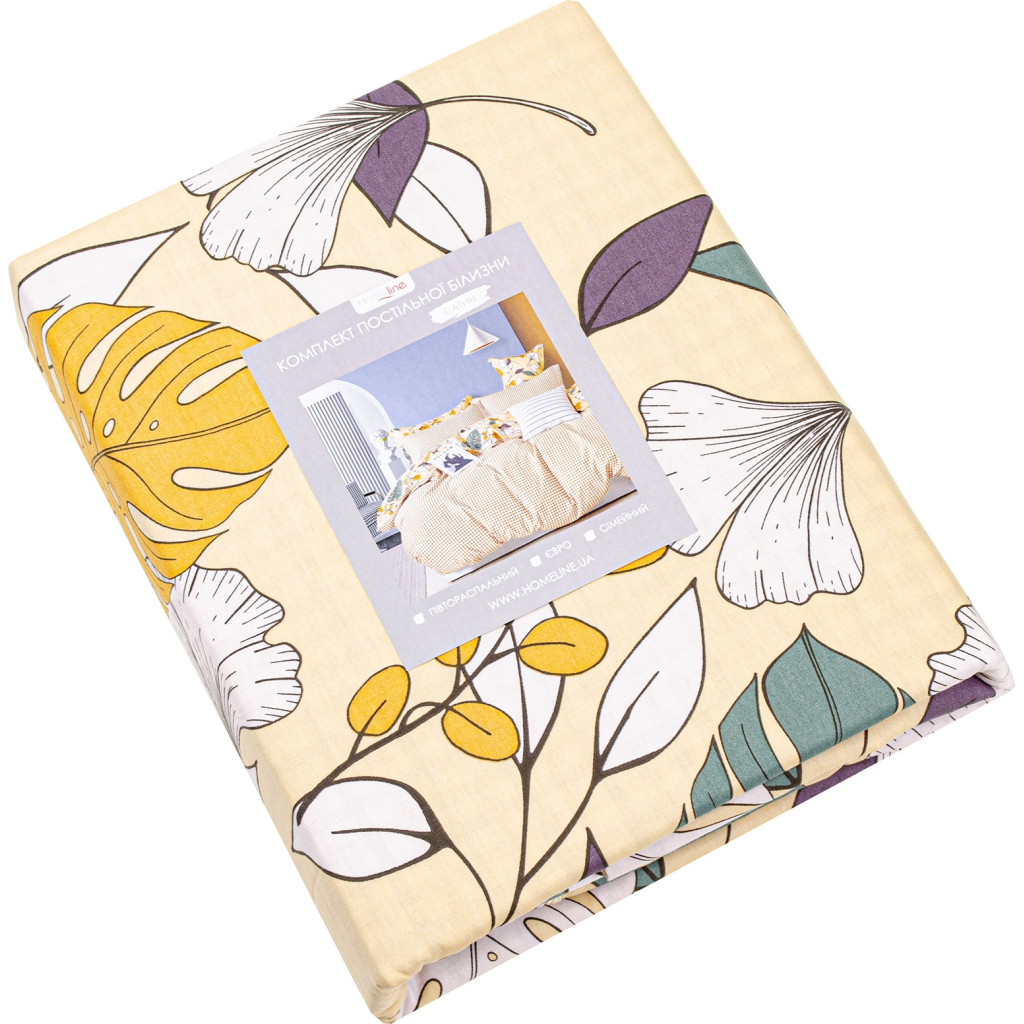 Постільна білизна Home Line Лейквіль Сатин Твіл євро (176118) - зображення 1