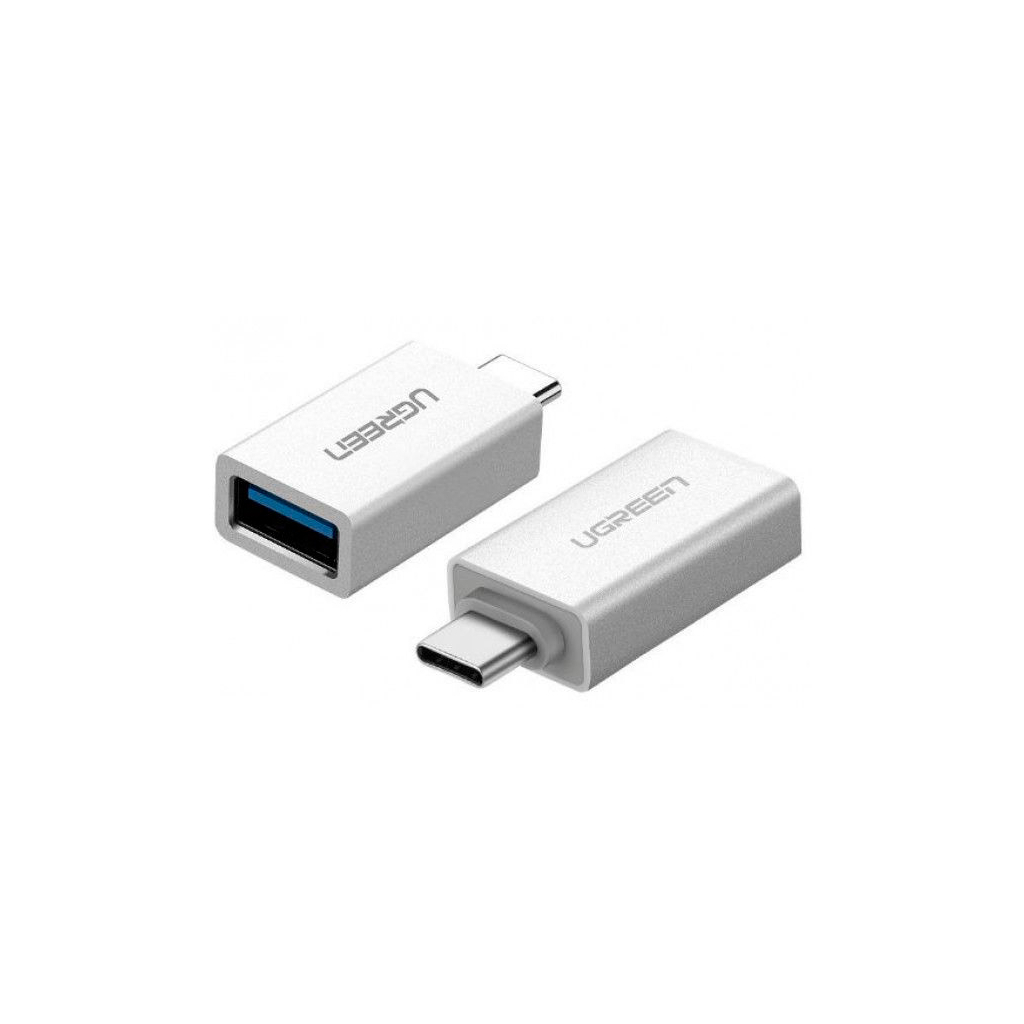 Перехідник OTG USB 3.0 AF to USB-C US173 White Ugreen (30155) - зображення 2