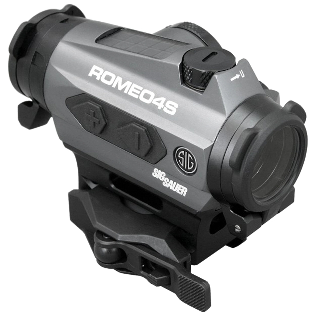 Коліматорний приціл Sig Sauer Romeo4S 1x20mm, 2 MOA RED DOT BALLISTIC CIRCLE DOT, SOLAR (SOR43021) - зображення 6