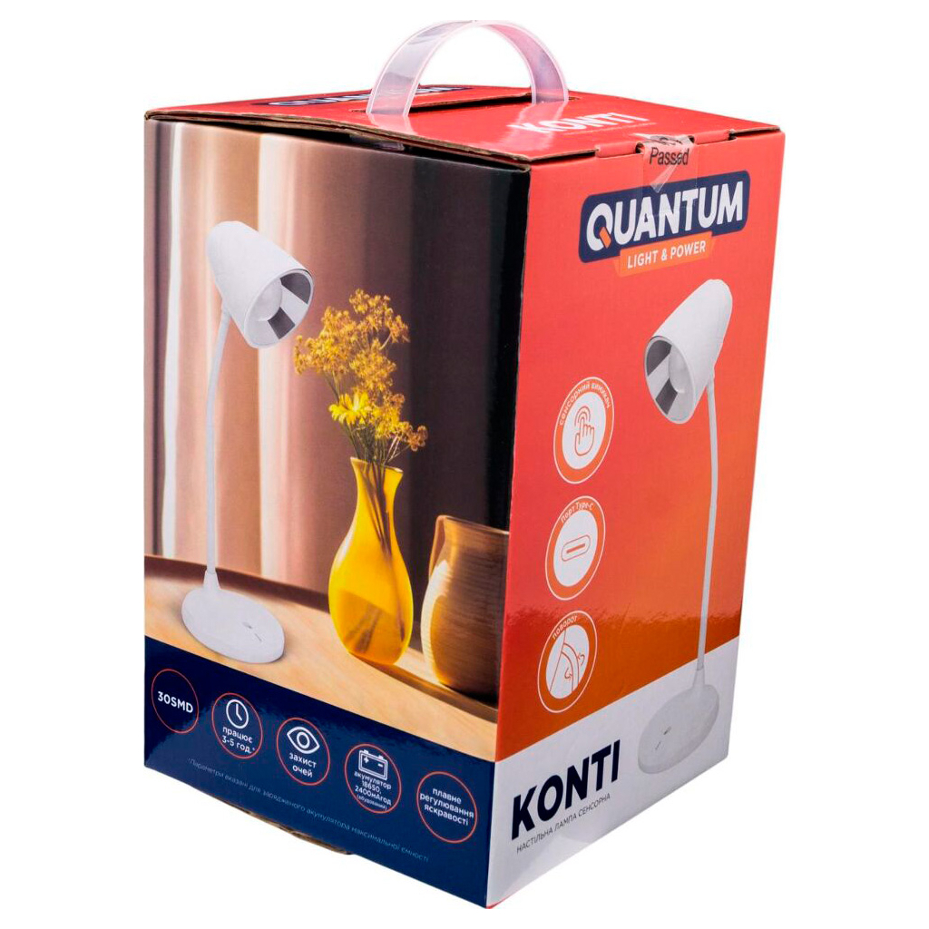 Настільна лампа Quantum KONTI LED з USB (QM-TL1050) - изображение 7