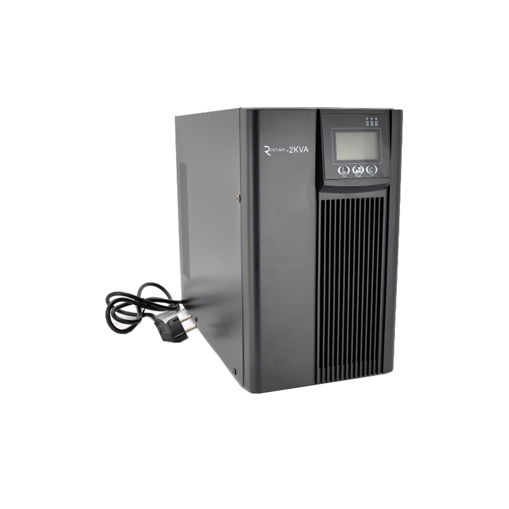 Пристрій безперебійного живлення Ritar PT-2KL-LCD - зображення 1