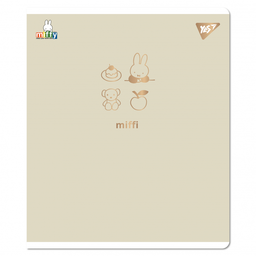 Зошит Yes Gold Miffy 12 аркушів лінія (767507) - зображення 2