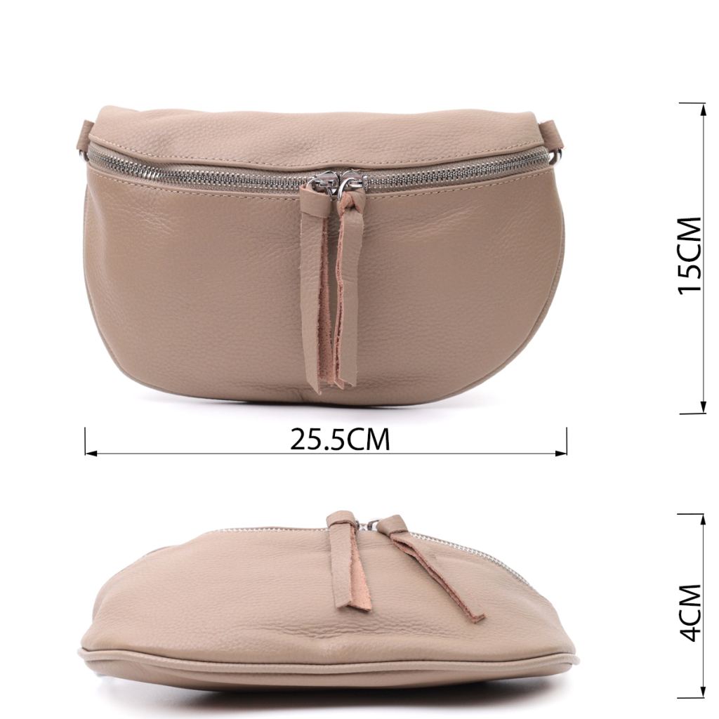 Сумка Vintage Шкіряна жіноча через плече з міні гаманцем Бежева (22663) - зображення 3