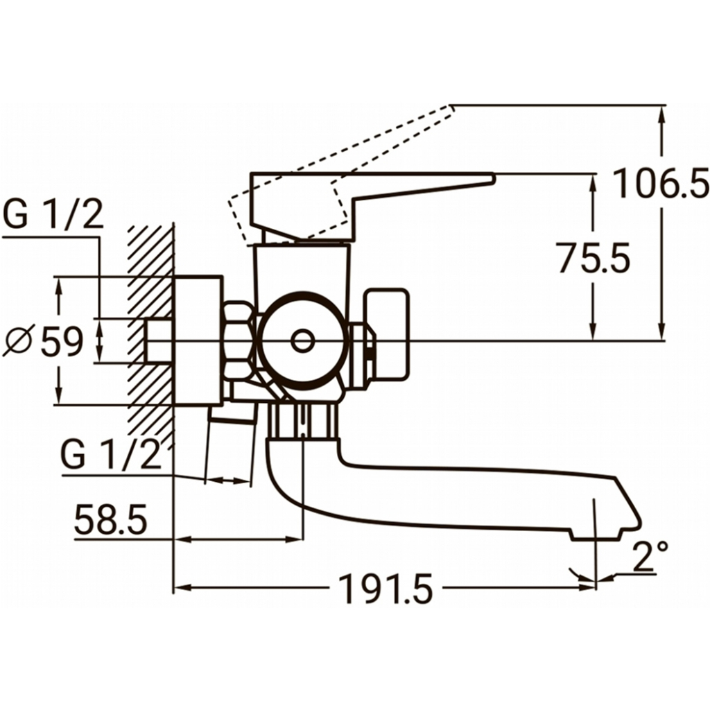 Змішувач AQUATICA HK-2C130C - зображення 8
