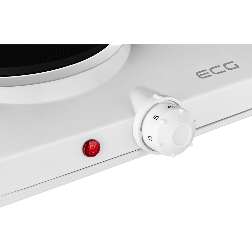 Настільна плита ECG EV 2512 White - изображение 4